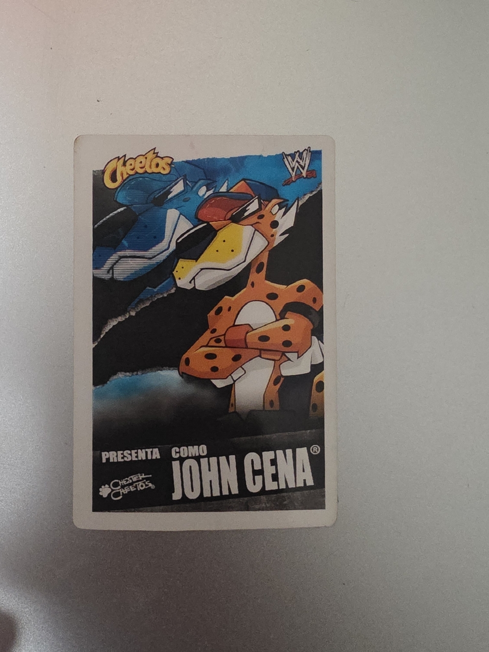 Sabritas Cheetos WWE John Cena Plastic cards